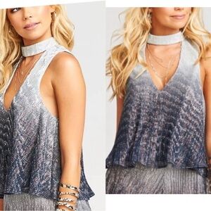 Show Me Your MuMu Black and Gray Ombre Tank Top